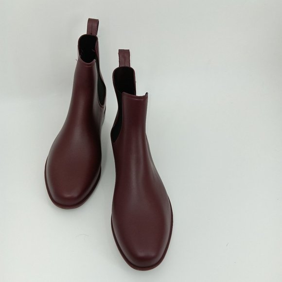 A NEW DAY BURGUNDY CHELSEA WATERPROOF BOOTS SIZE 7 - Picture 8 of 13